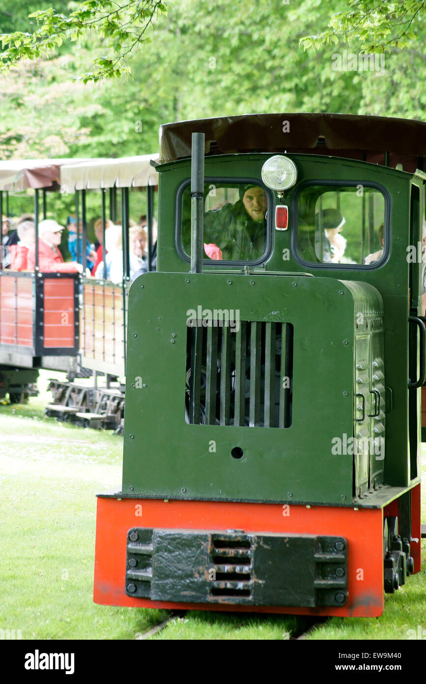 Parkeisenbahn Britzer Garten Stockfoto