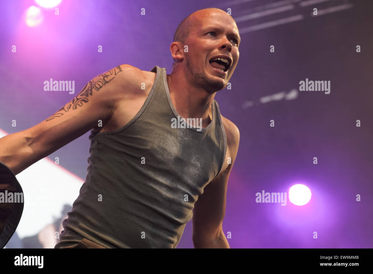 London, UK, 20. Juni 2015: Stomp preforms auf der West End LIVE 2015 am Trafalgar Square in London. Foto: Credit: siehe Li/Alamy Live News Stockfoto