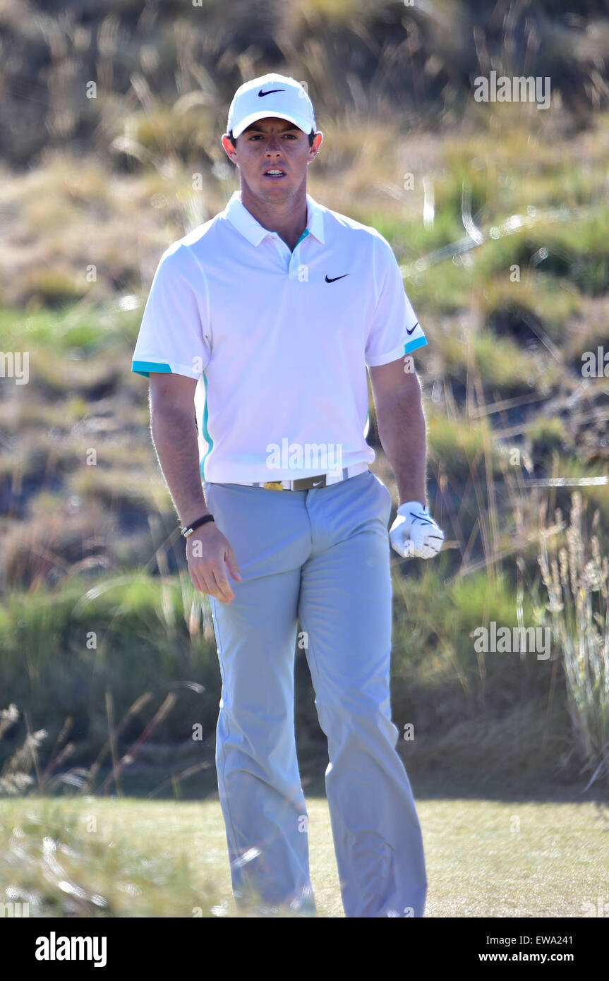 19. Juni, 2015.Rory McIlroy während der 2. Runde bei den US Open in Kammern Bay, Ort, Washington University. George Holland/Cal-Sport-Medien Stockfoto