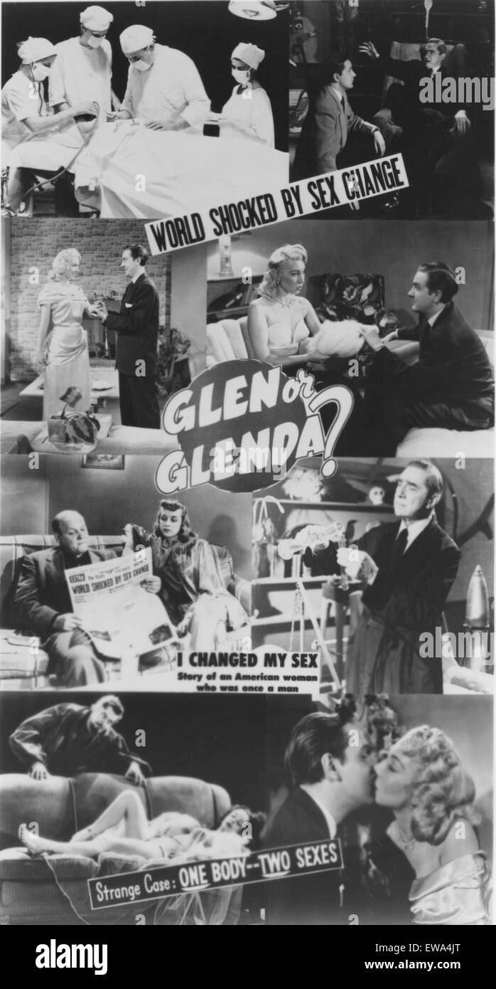 GLEN OR GLENDA (1953) – Regie: Ed Wood. Mit freundlicher Genehmigung Granamour Weems Sammlung.  Nur zur redaktionellen Verwendung.  Lizenznehmer muss entsprechende Berechtigungen und Freigaben erhalten, vor der Verwendung dieses Fotos.  Keine Rechte gewährt oder impliziert. Stockfoto
