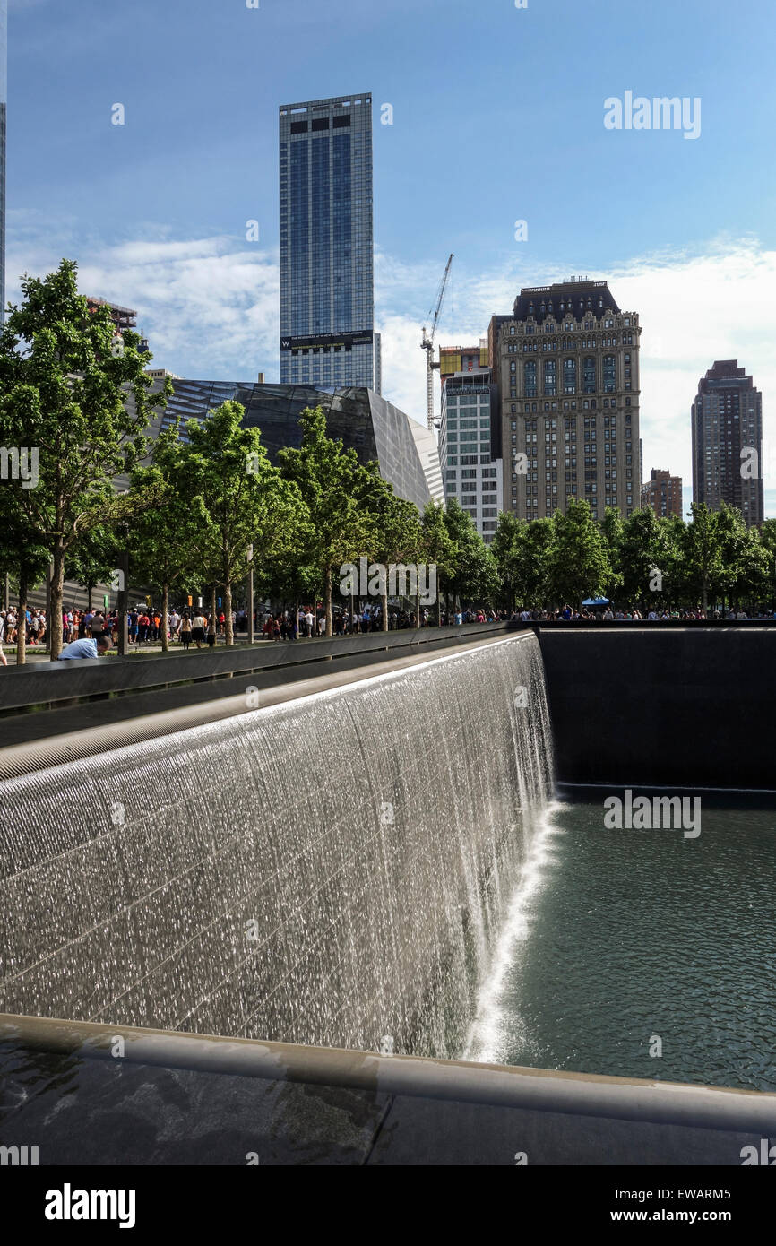 Das National September 11 Memorial & Museum in New York City, USA. Stockfoto