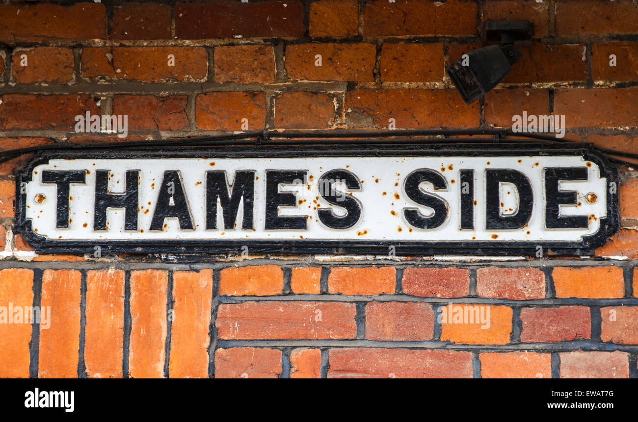 Thames Seite in Windsor, Berkshire. Stockfoto