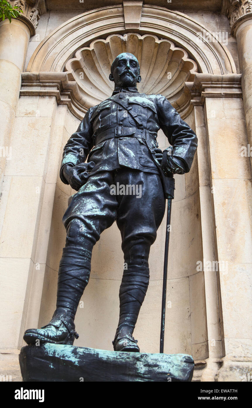 Eine Statue von Prinz Christian Victor in Windsor.  Prinz Christian Victor war ein Enkel von Königin Victoria und eine königliche Soldaten wh Stockfoto