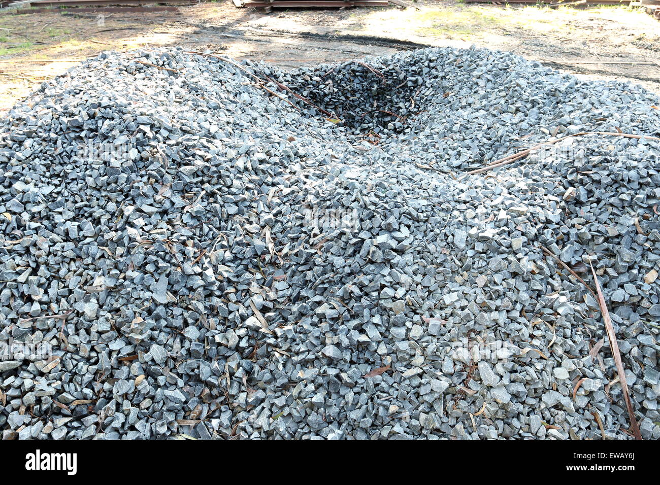 Steinhaufen Stockfoto