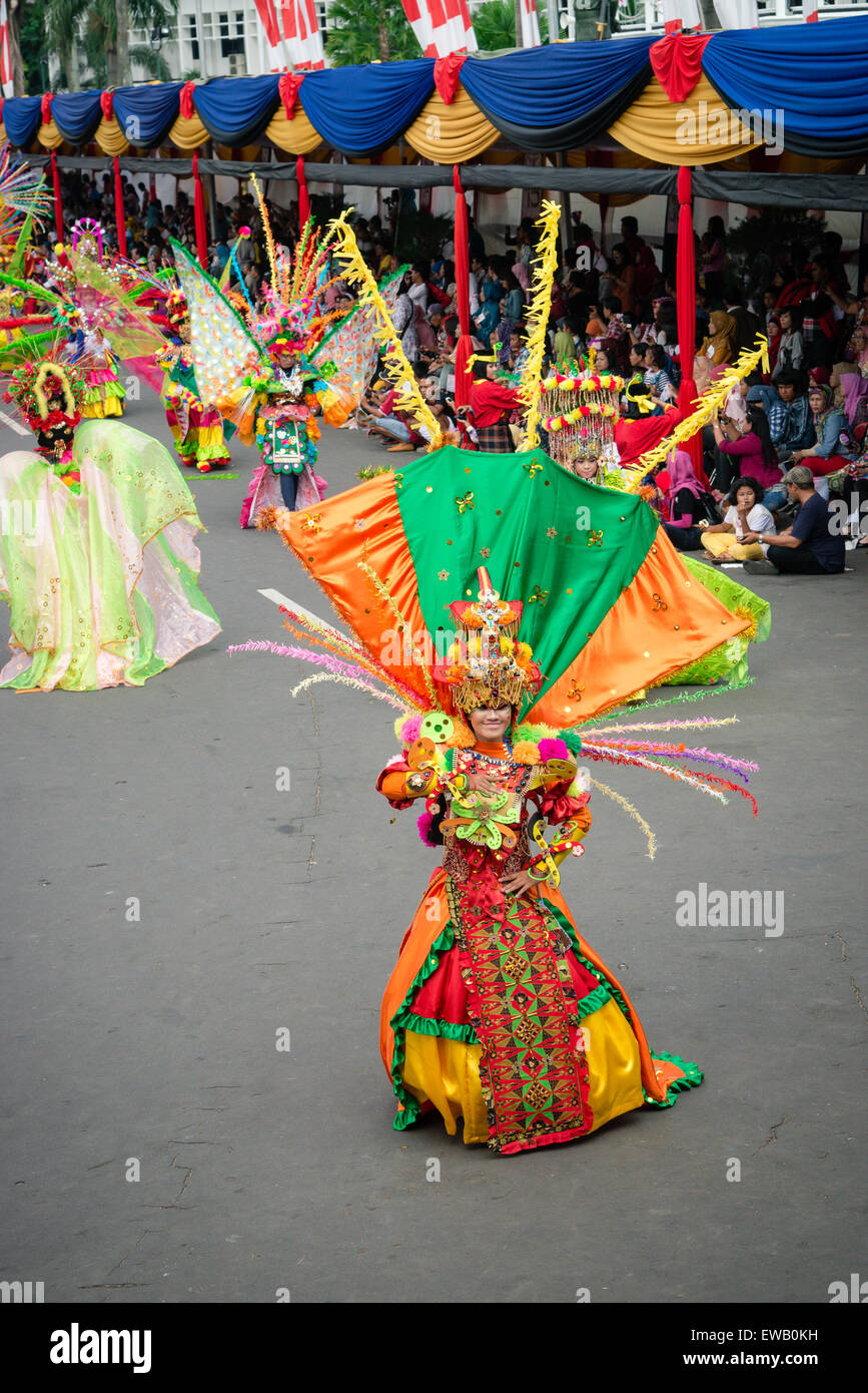 Jember Fashion Carnival, Jember Indonesia Stockfoto