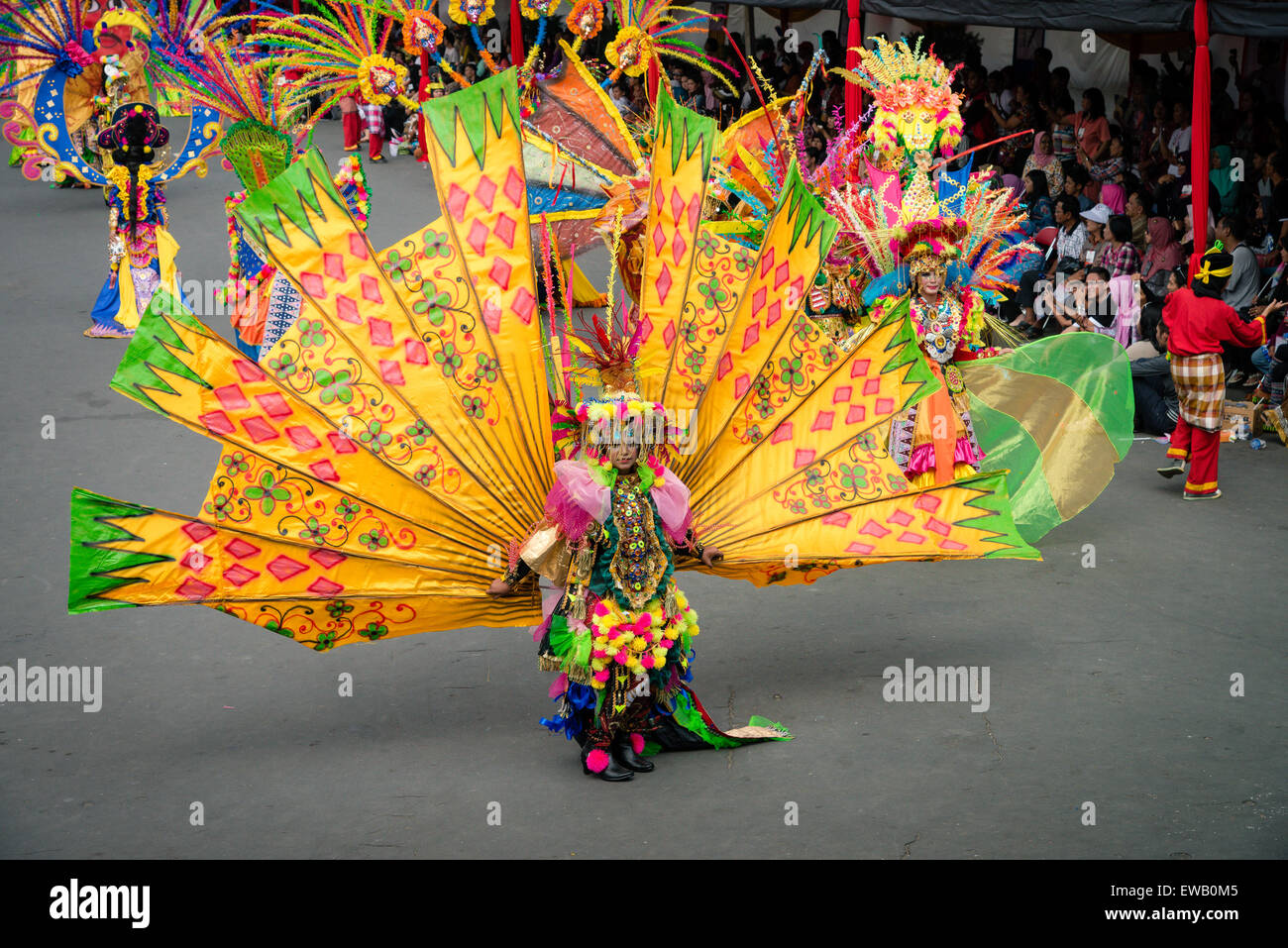 Jember Mode Karneval, Jember, Indonesien, Asien Stockfoto