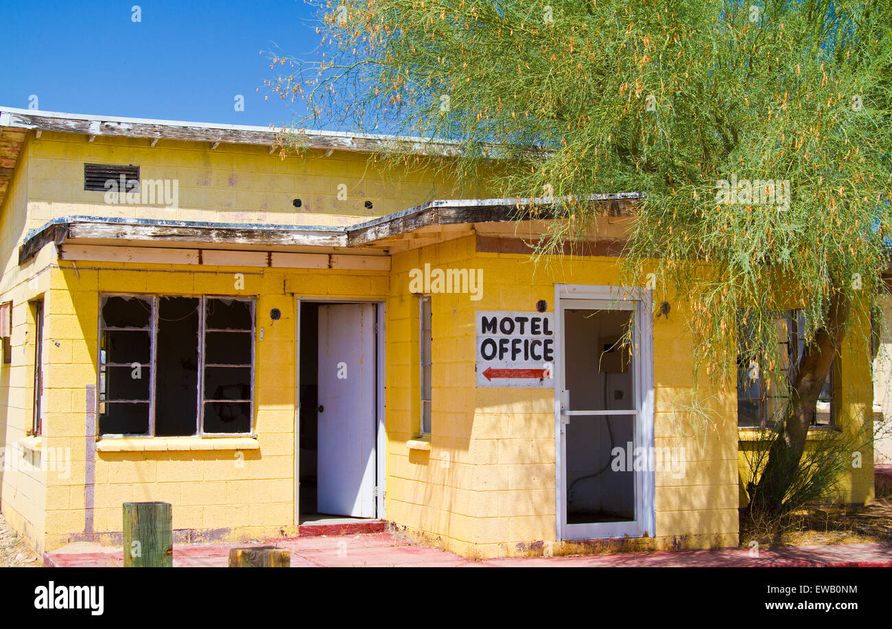 Mutterstrasse U.S. Highway 66 in Kalifornien Arizona und New Mexico Stockfoto