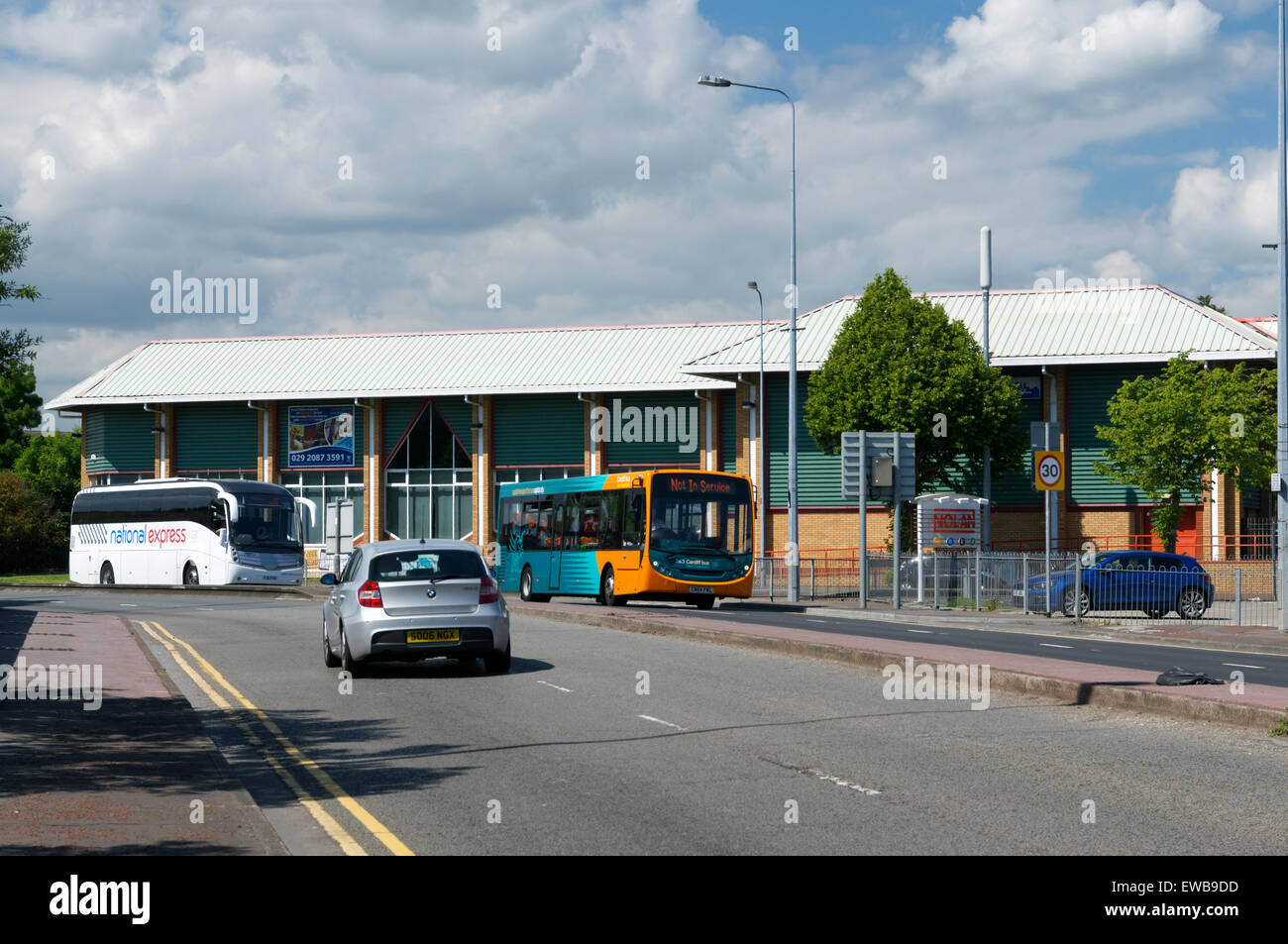 Maindy Leisure Centre und Stadion, North Road, Cardiff, Wales, UK Stockfoto