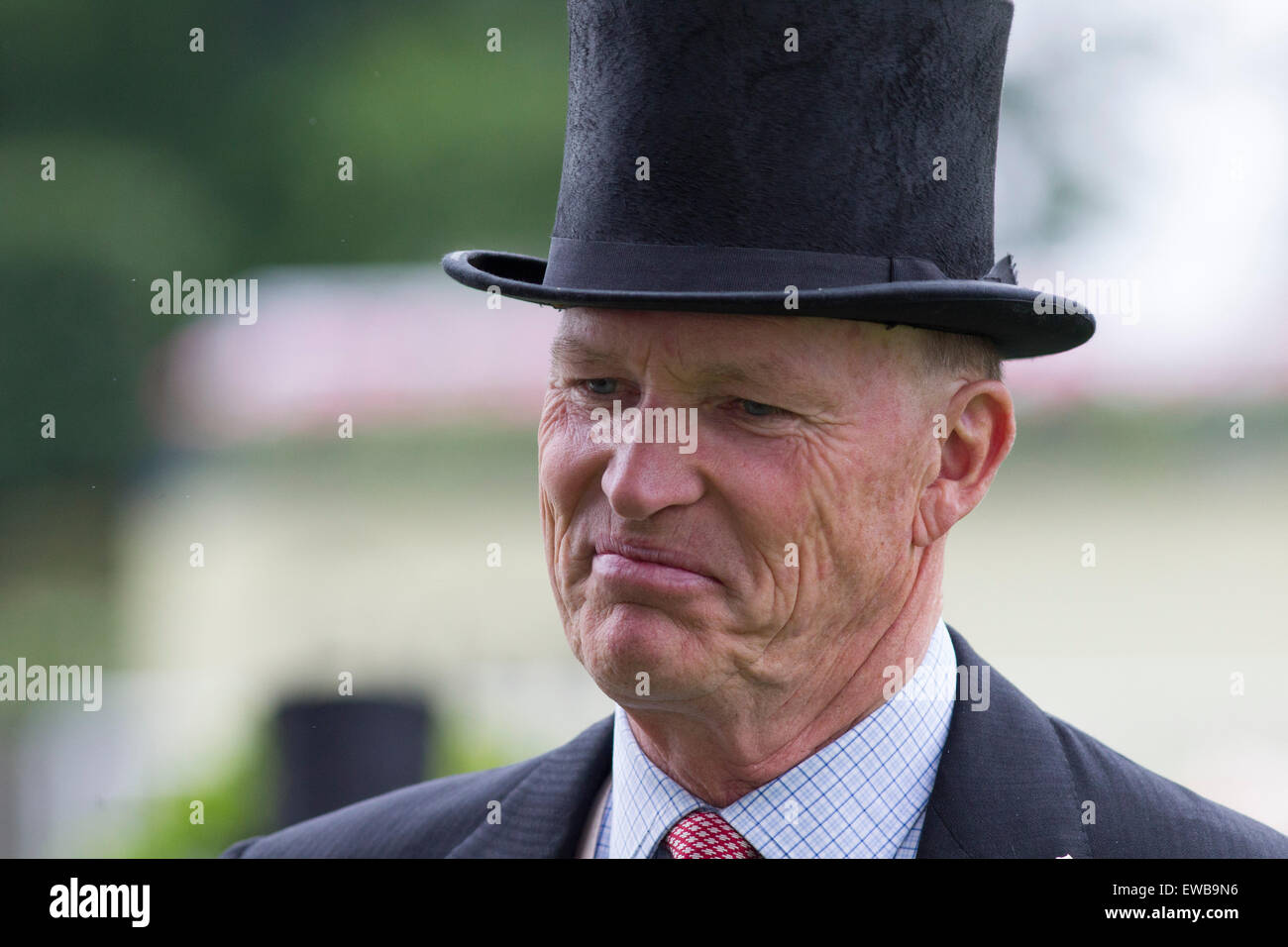 20.06.2015 - Ascot; Trainer John Gosden im Porträt. Bildnachweis: Lajos-Eric Balogh/turfstock.com Stockfoto