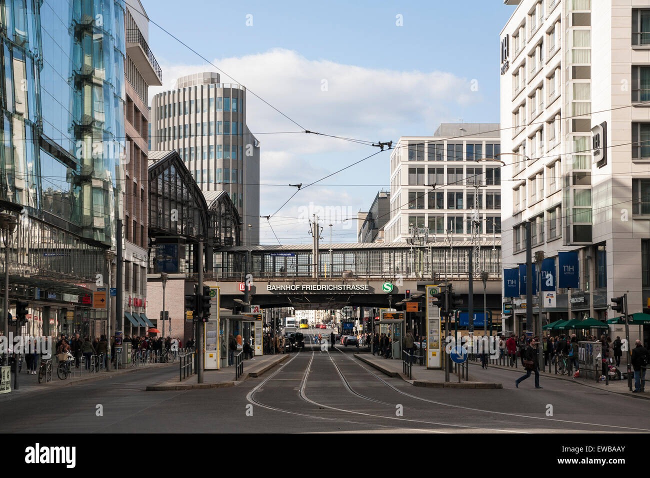 Bahnhof Friedrichstraße, Berlin, Deutschland Stockfoto