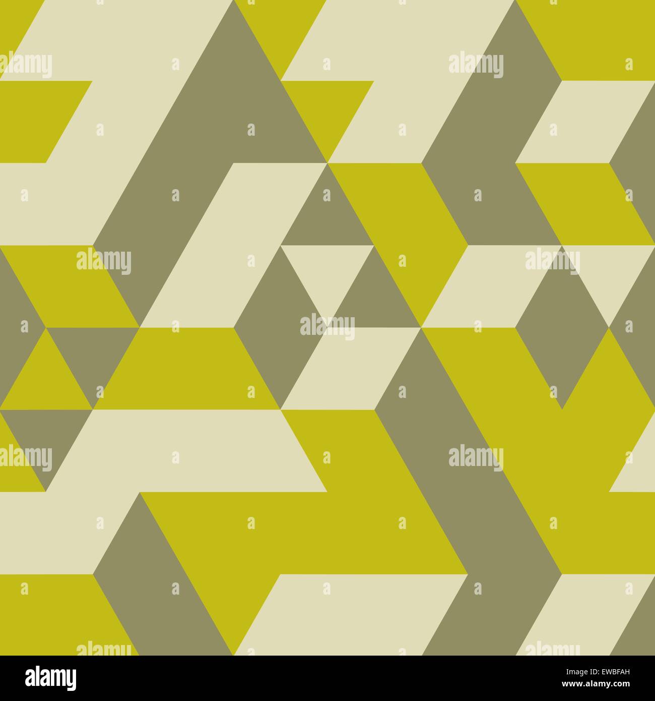 Abstrakte 3D-Hintergrund. Wand der Würfel. Vektor-Illustration. Stock Vektor