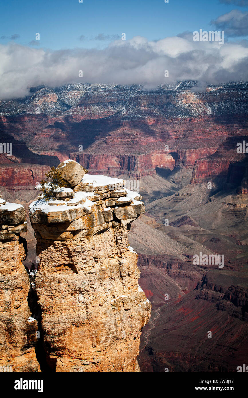 Mather Point, Grand Canyon South Rim, Arizona Stockfoto