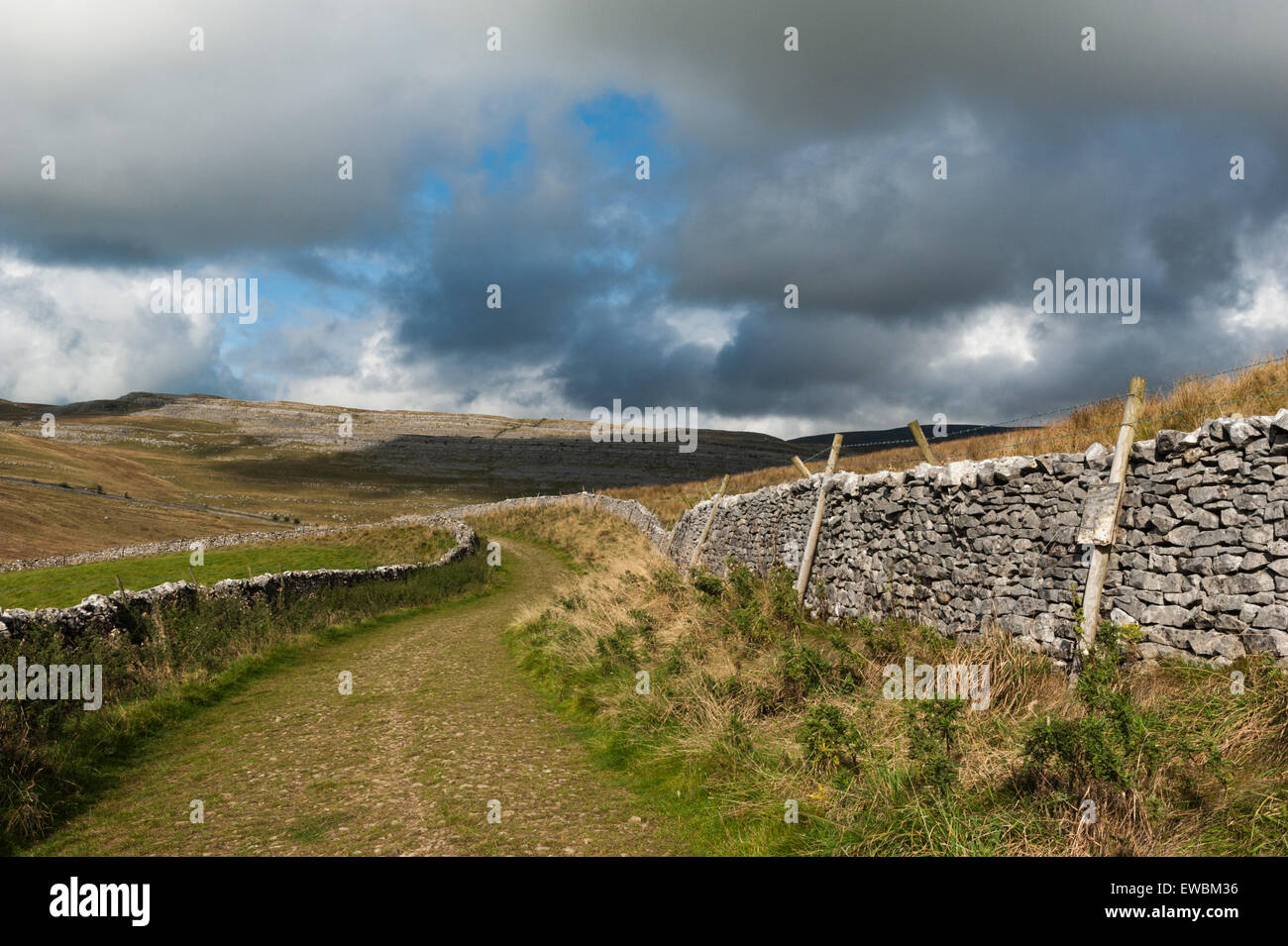 Green Lane Ingleton Stockfoto
