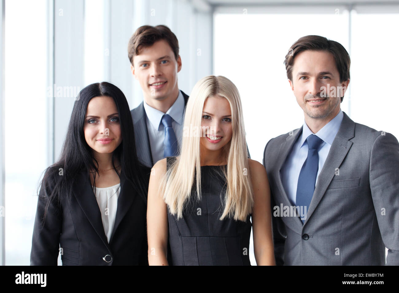 Happy Business-team Stockfoto