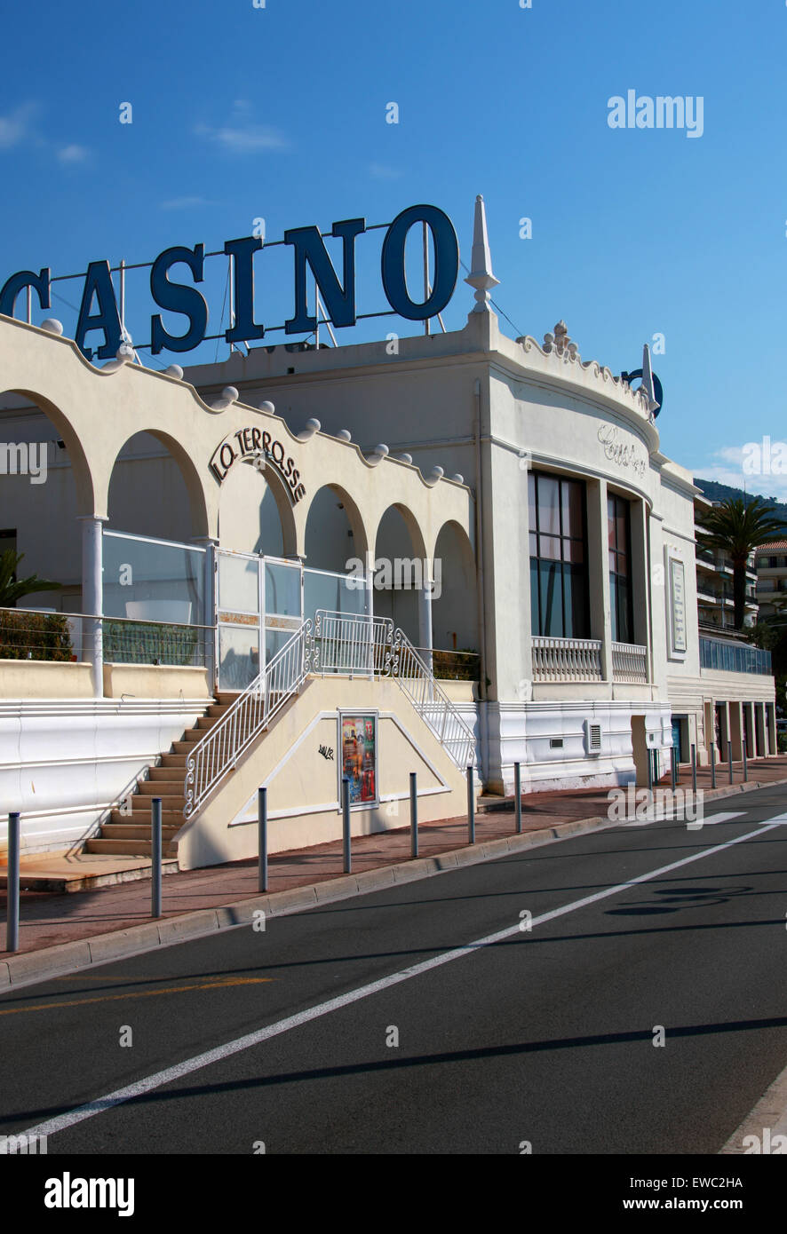 Menton Casino, Cote d ' Azure, Frankreich. Stockfoto
