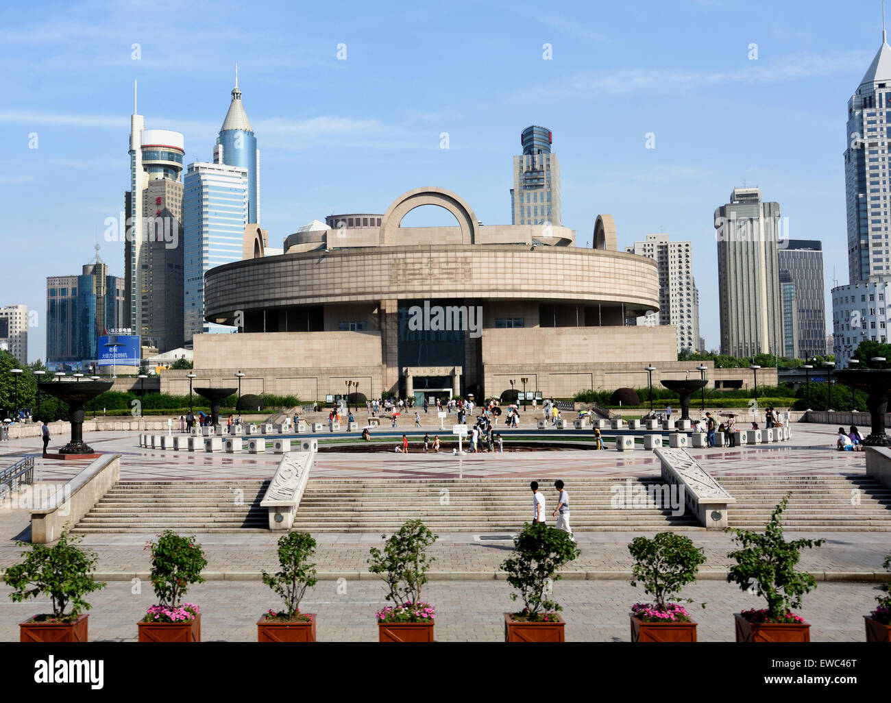 Das Shanghai Museum alter chinesischer Kunst Peoples Square (Huangpu) China Stockfoto