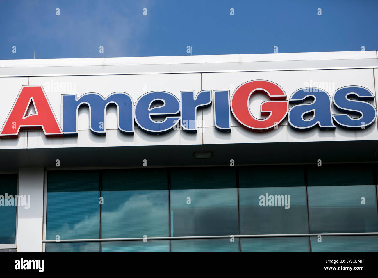 Ein Logo Zeichen außerhalb der Sitz der UGI Corporation, auch bekannt als AmeriGas, in King Of Prussia, Pennsylvania. Stockfoto