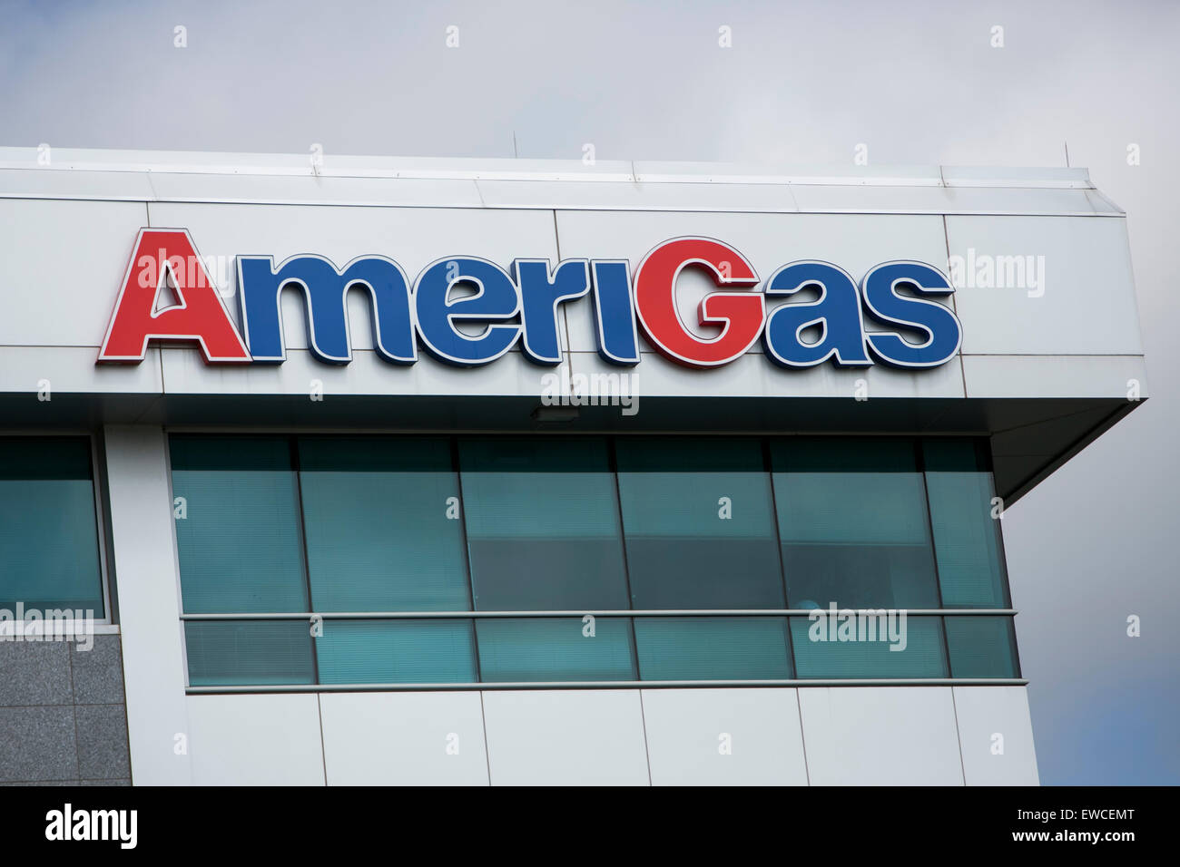 Ein Logo Zeichen außerhalb der Sitz der UGI Corporation, auch bekannt als AmeriGas, in King Of Prussia, Pennsylvania. Stockfoto