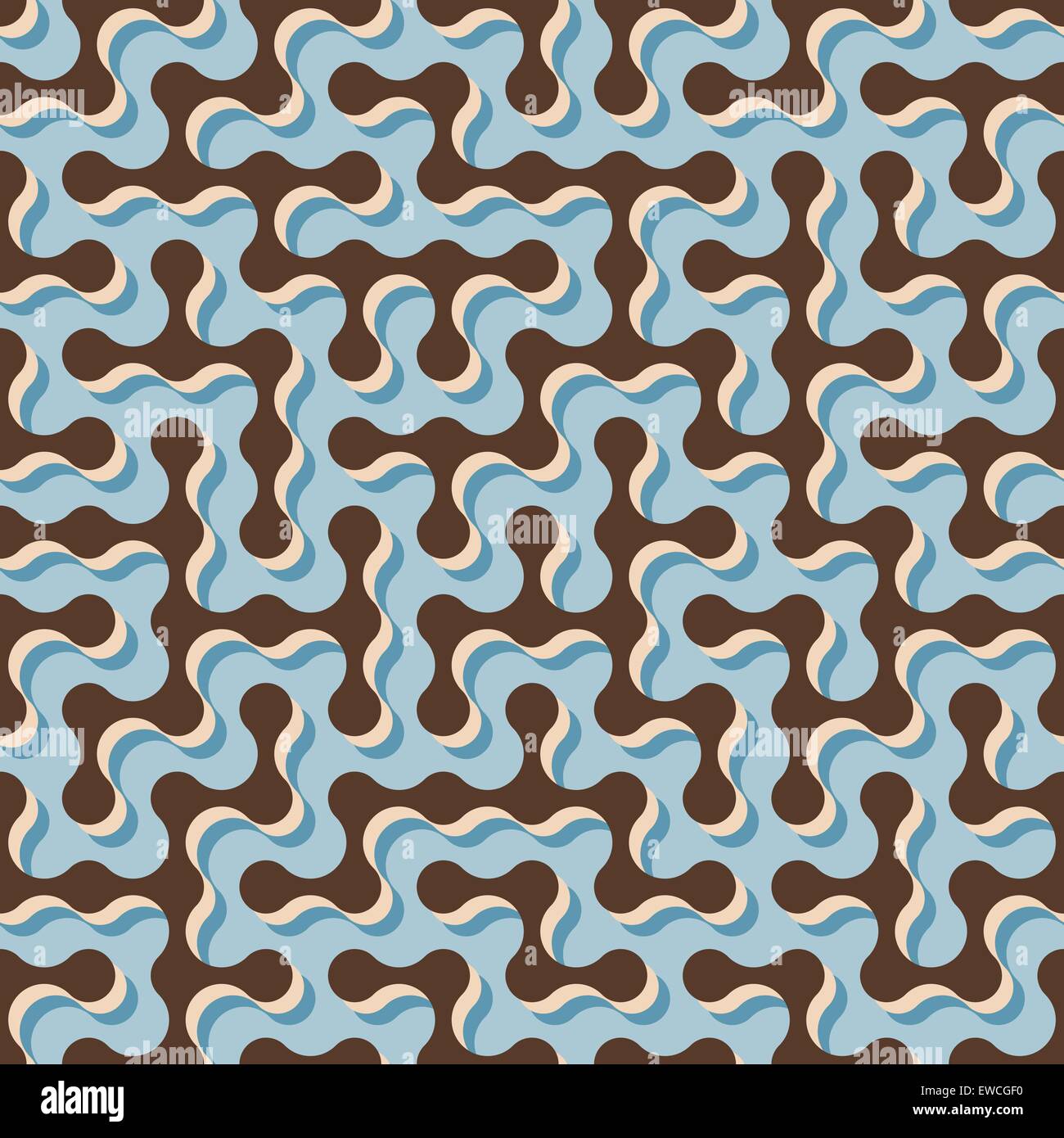 Nahtlose Muster. Vektor-Illustration. Einsetzbar für Marketing, Website, Print und Präsentation. Stock Vektor