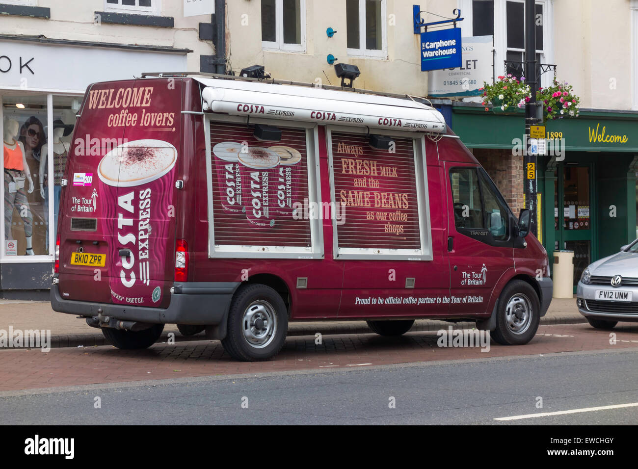 Costa Coffee van mobiles Café für den Verkauf von Kaffee bei