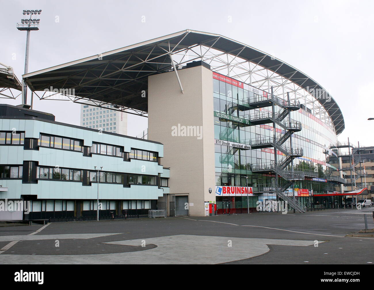 Galgenwaard Stadion ist Heimstadion des Fußballvereins FC Utrecht, Utrecht, Niederlande Stockfoto