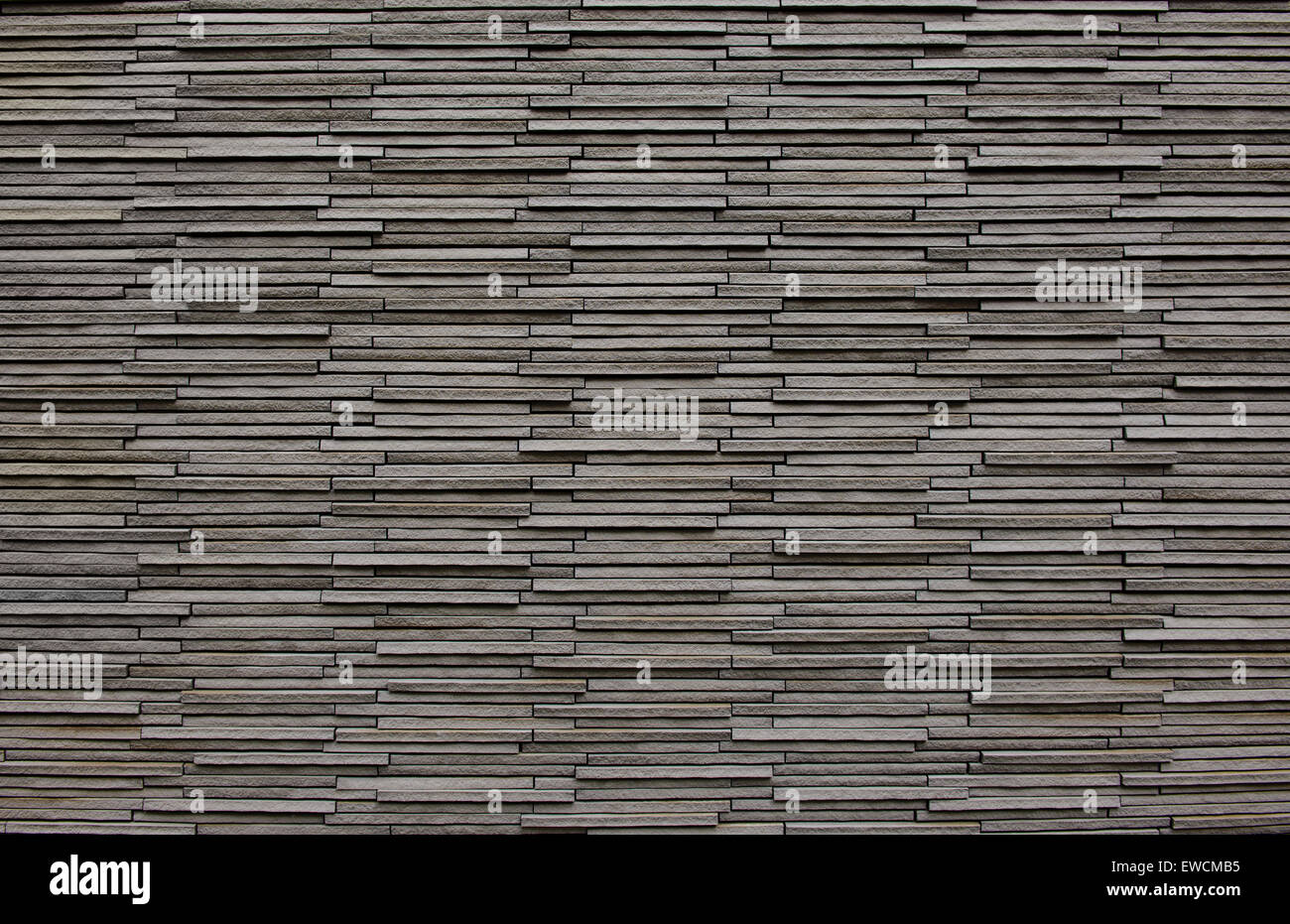Stein Fliesen Wand Stockfoto