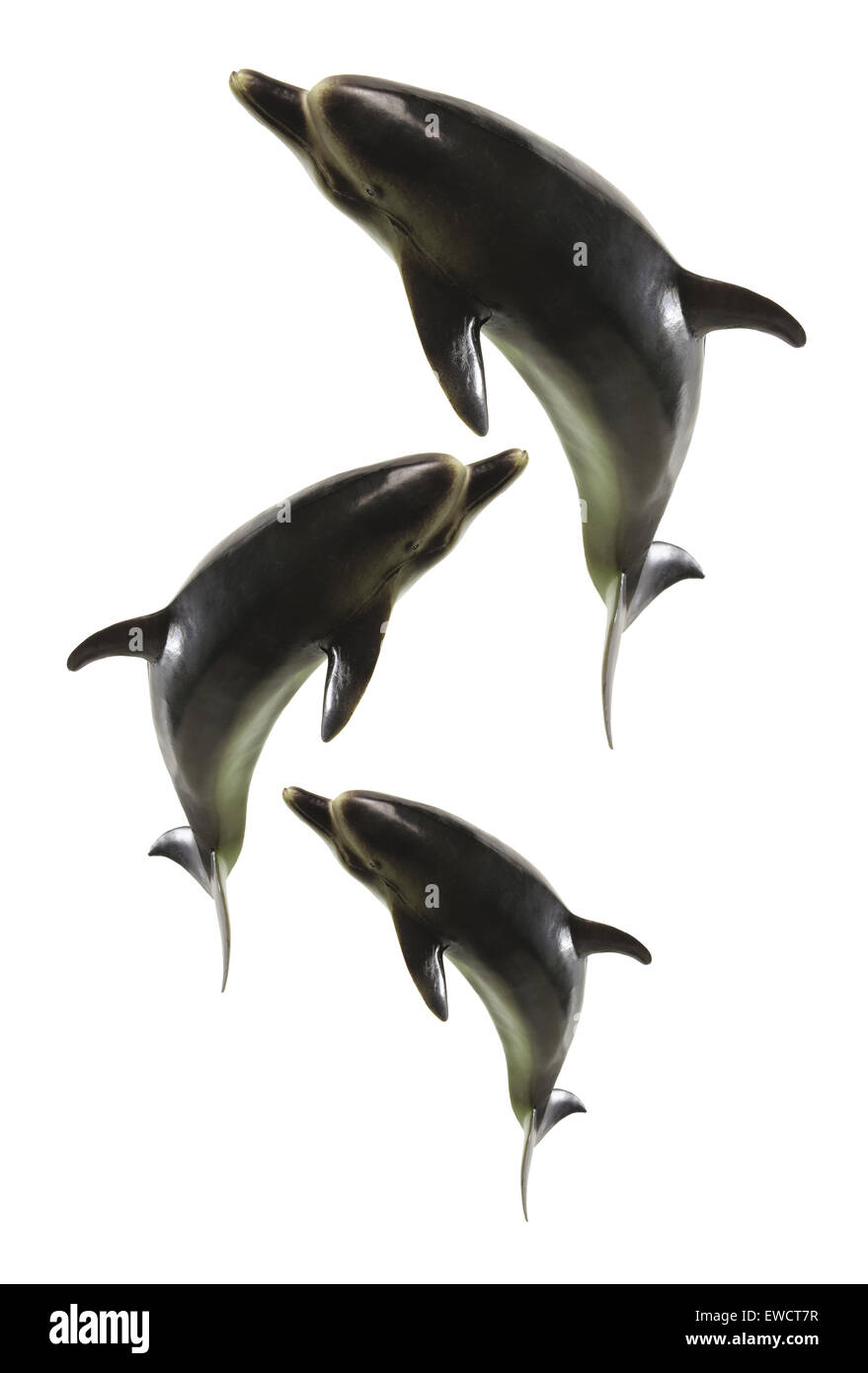 Delphin-Figuren Stockfoto