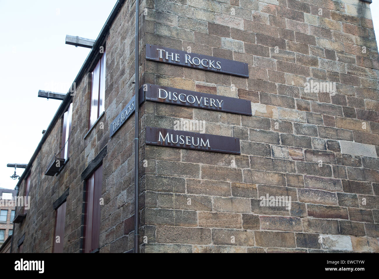 Das Rocks Discovery Museum in 2-8 Kendall Lane in Sydney, Australien. Stockfoto
