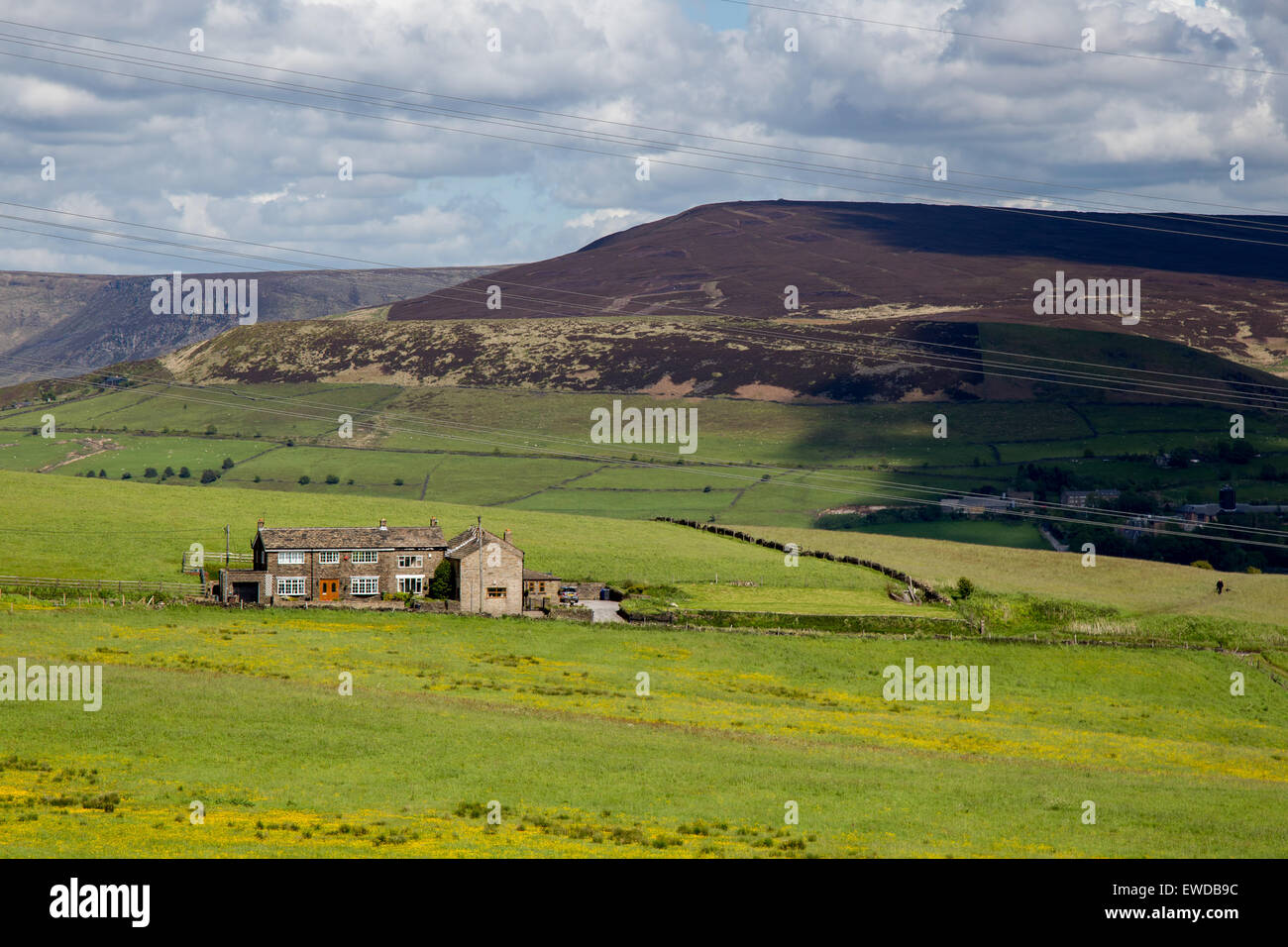 Landschaftlich reizvolle Haus. Stockfoto