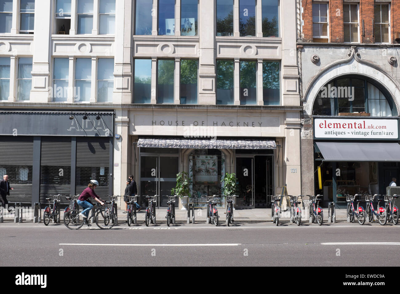 Haus der Hackney Shoreditch High Street London Stockfoto