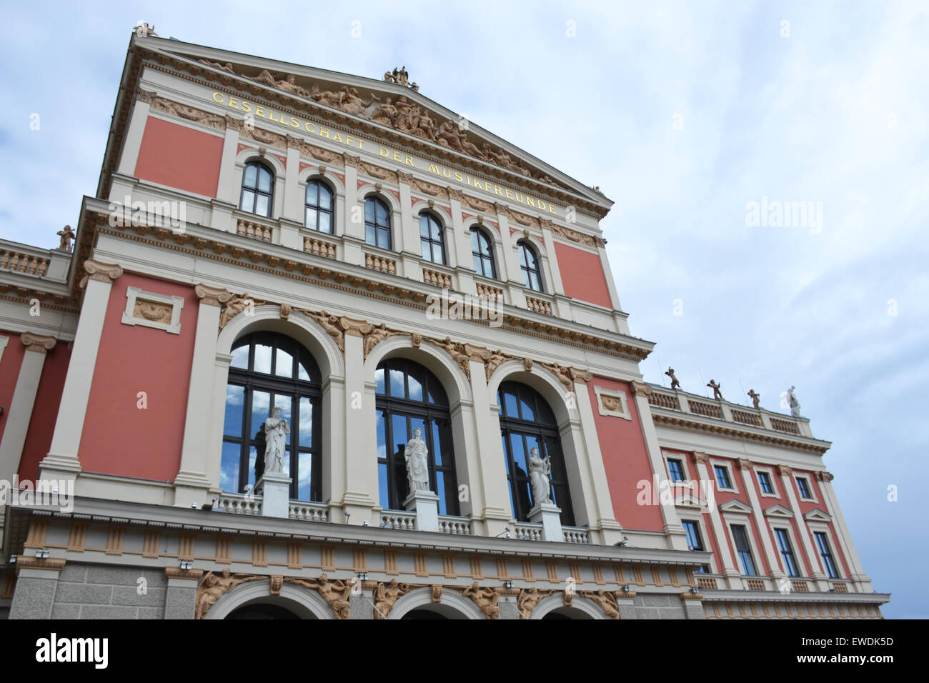 Wiener Musikverein (Musikverein Vienna), Österreich Stockfoto
