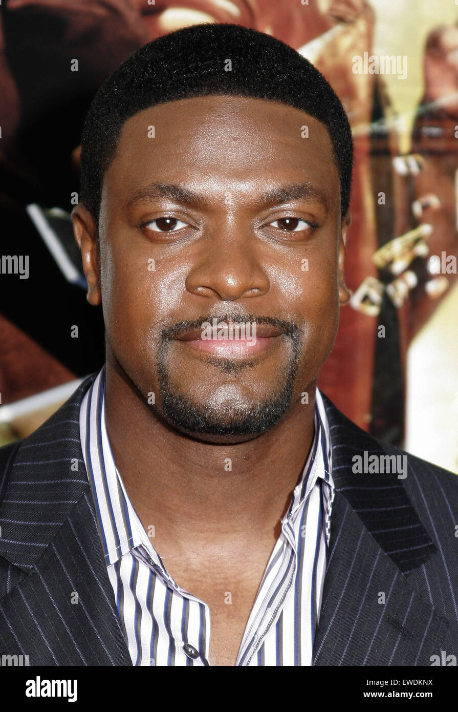 Chris Tucker besucht der Los-Angeles-Premiere von "Rush Hour 3" an die Manns Chinese Theatre in Hollywood statt. Stockfoto