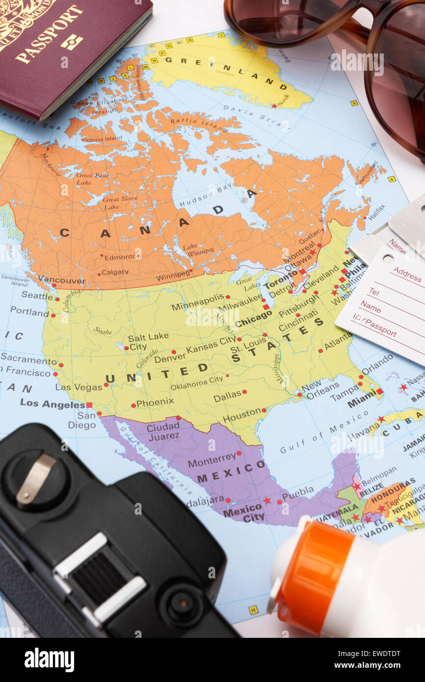 Stillleben mit amerikanischen Urlaubspläne Stockfoto Stillleben mit amerikanischen Urlaubspläne Stockfoto