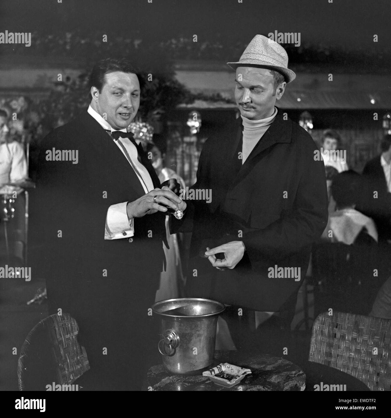 Cafe Mo, Unterhaltungsshow, Deutschland 1965, Gaststar: Stockfoto