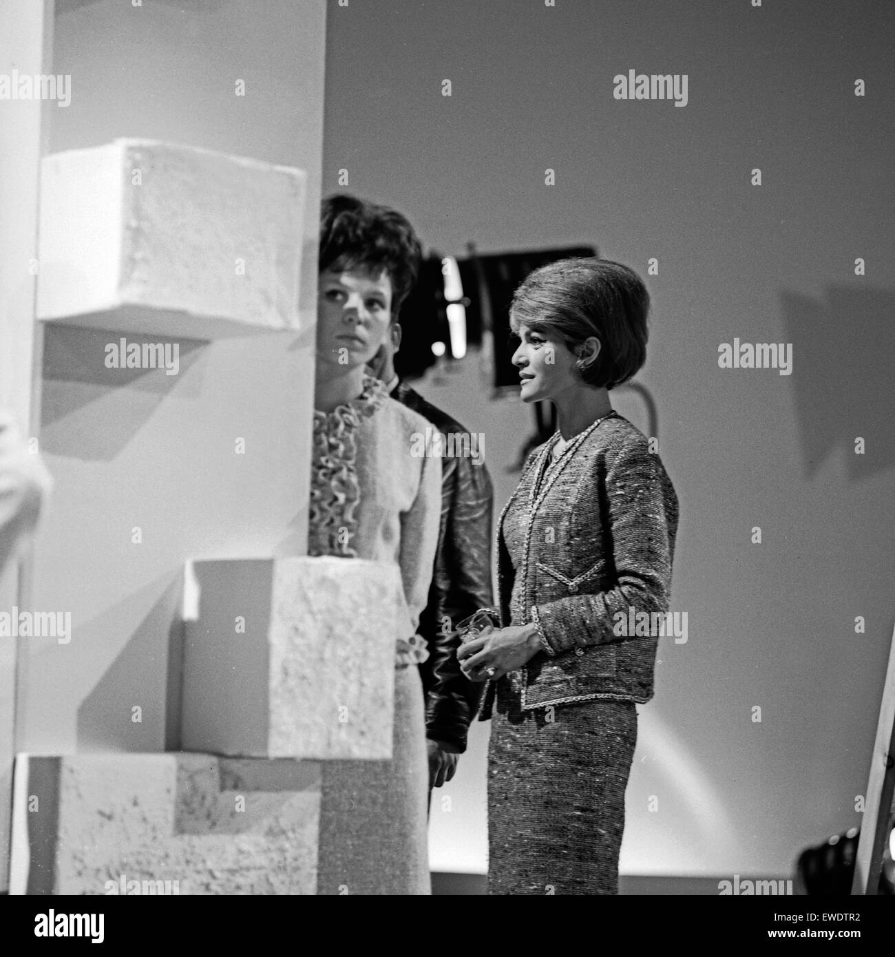 Musik aus Studio B, Musiksendung, Deutschland 1965, Hinter der Bühne Stockfoto