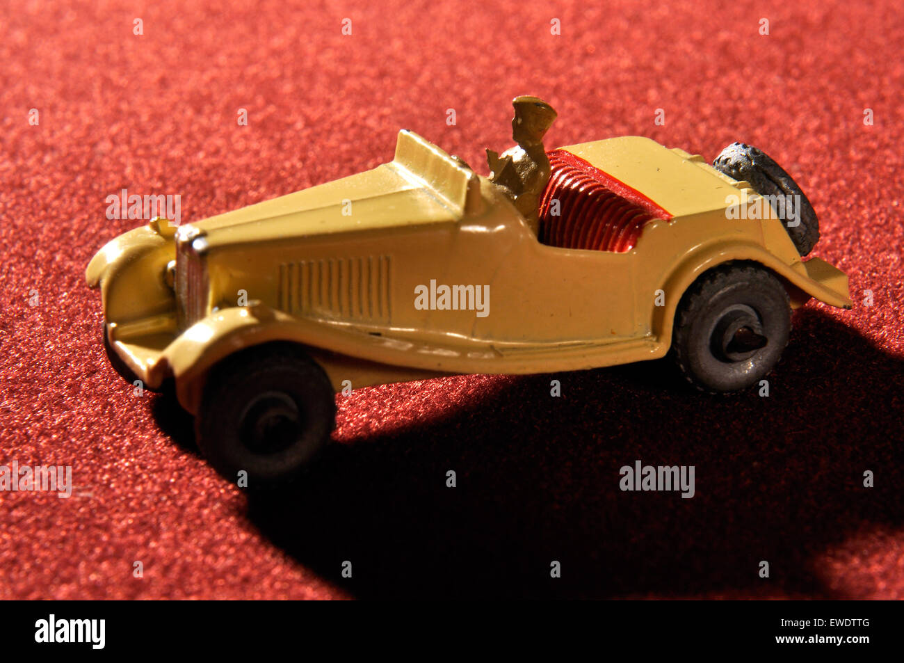 Miniatur-Modell MG TD Stockfoto