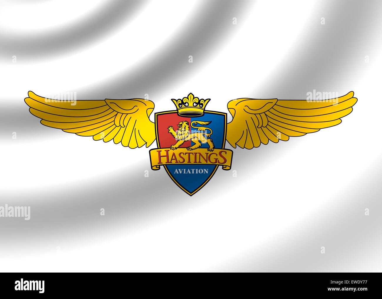 Hastings Aviation logo Symbol Flagge emblem Zeichen Stockfoto