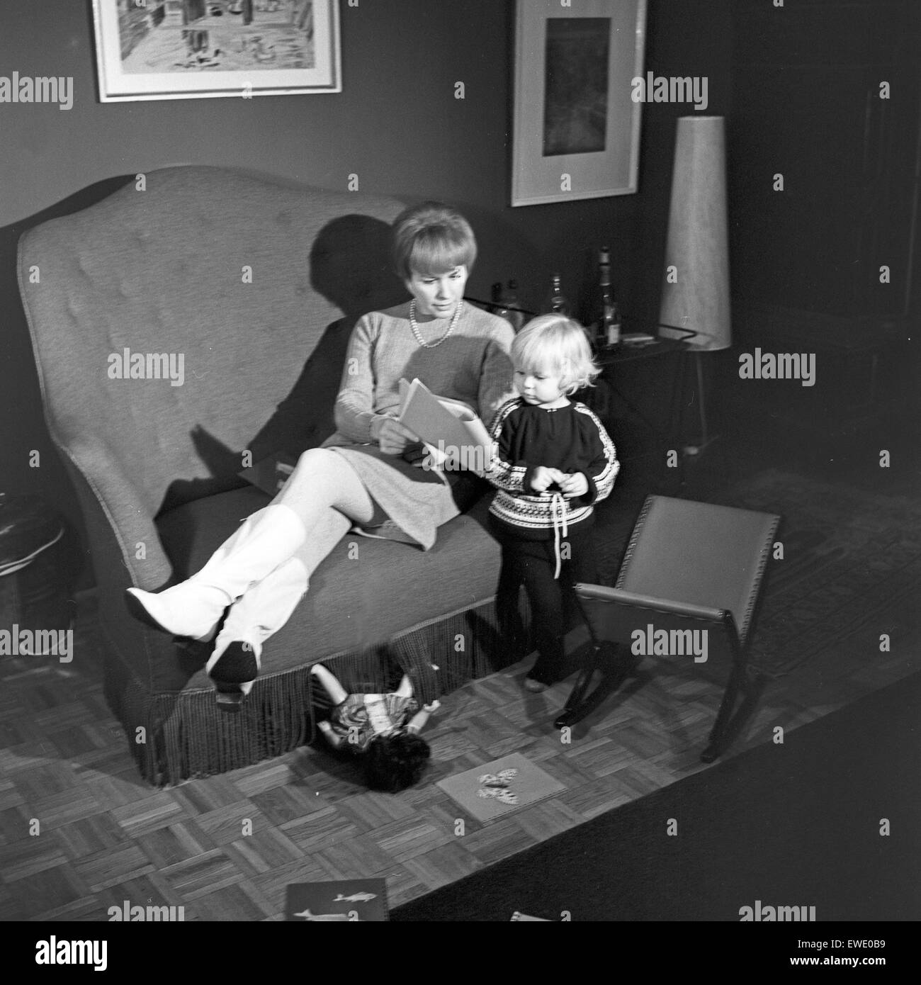 Deutsche Fictitious character Ingrid van Bergen mit ihrer Tochter