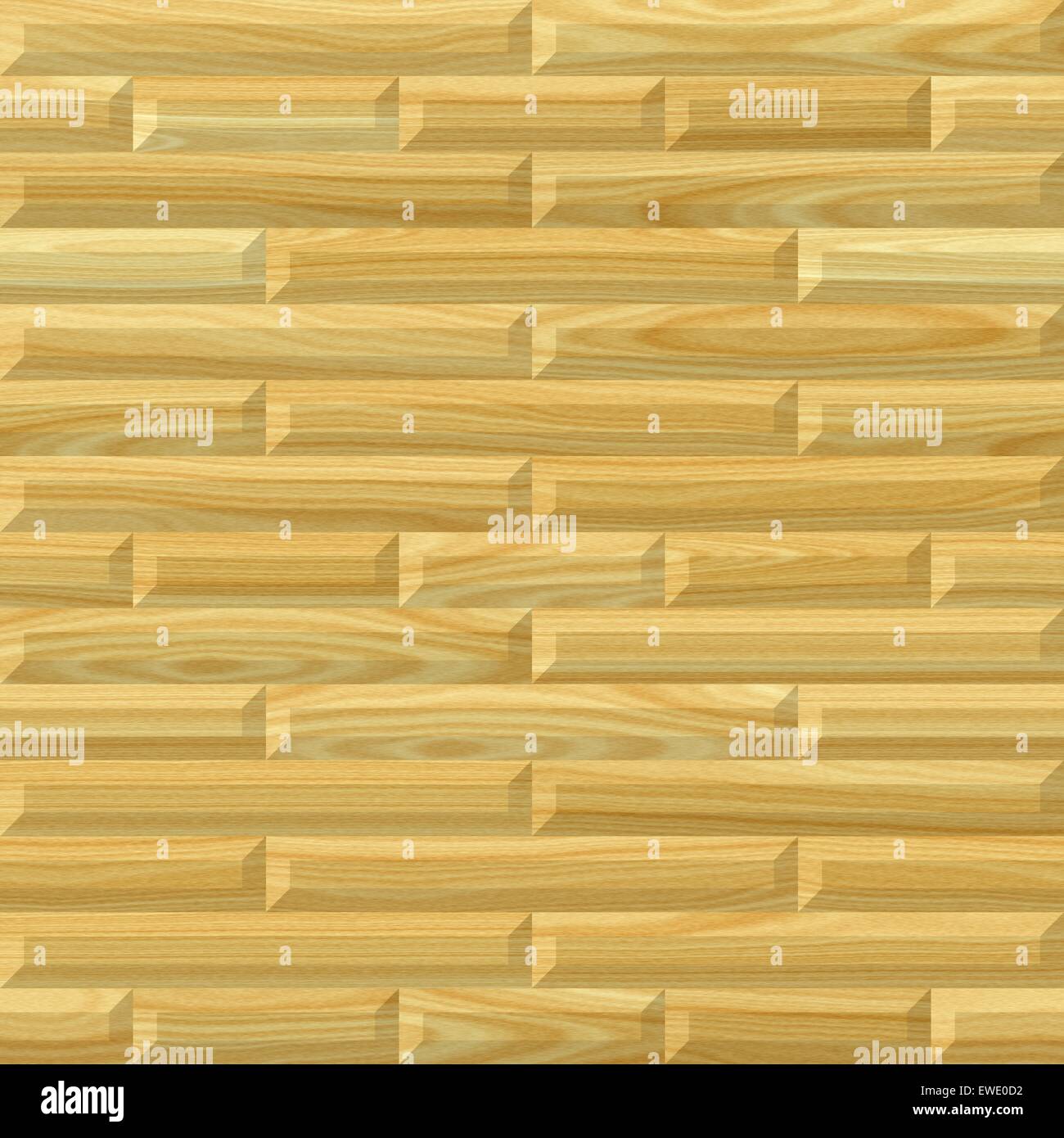 Illustration der Verkleidung von der leichten braunen Holzbohlen. Stockfoto