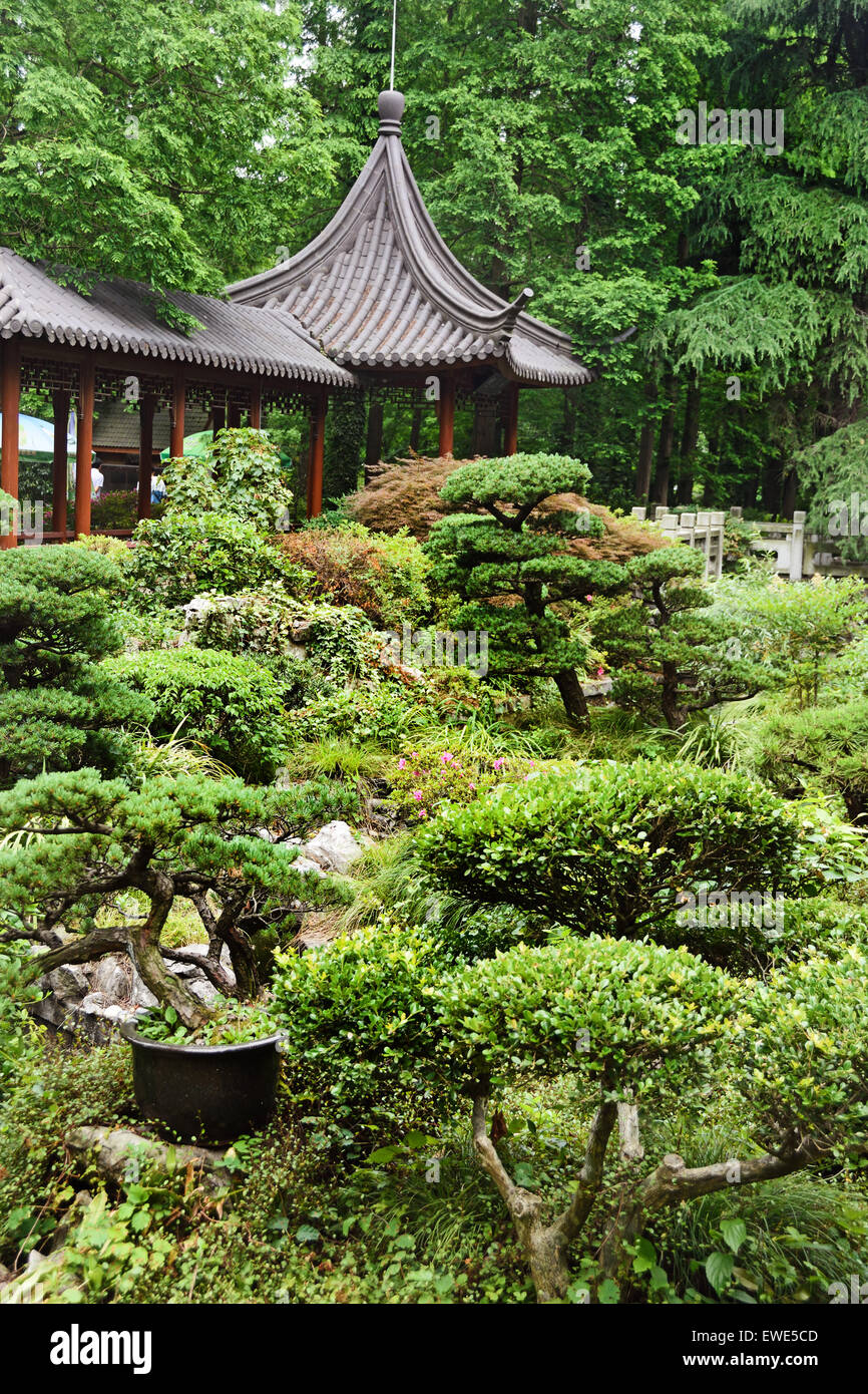 Die Shanghai Botanischer Garten Xuhui District China Chinesisch Stockfoto