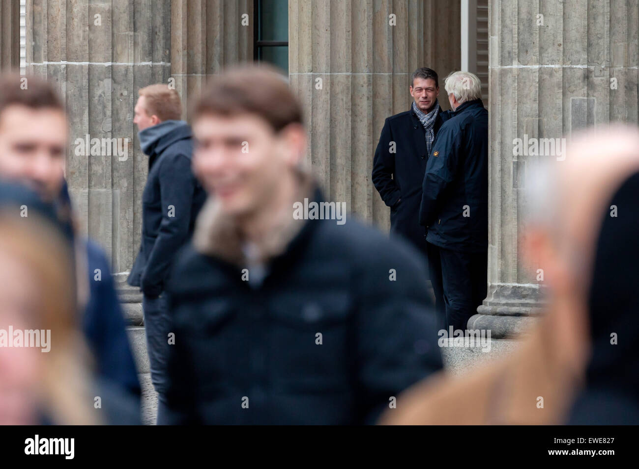 Berlin, Deutschland, Demonstration der Mitarbeiter der Deutschen Welle Stockfoto