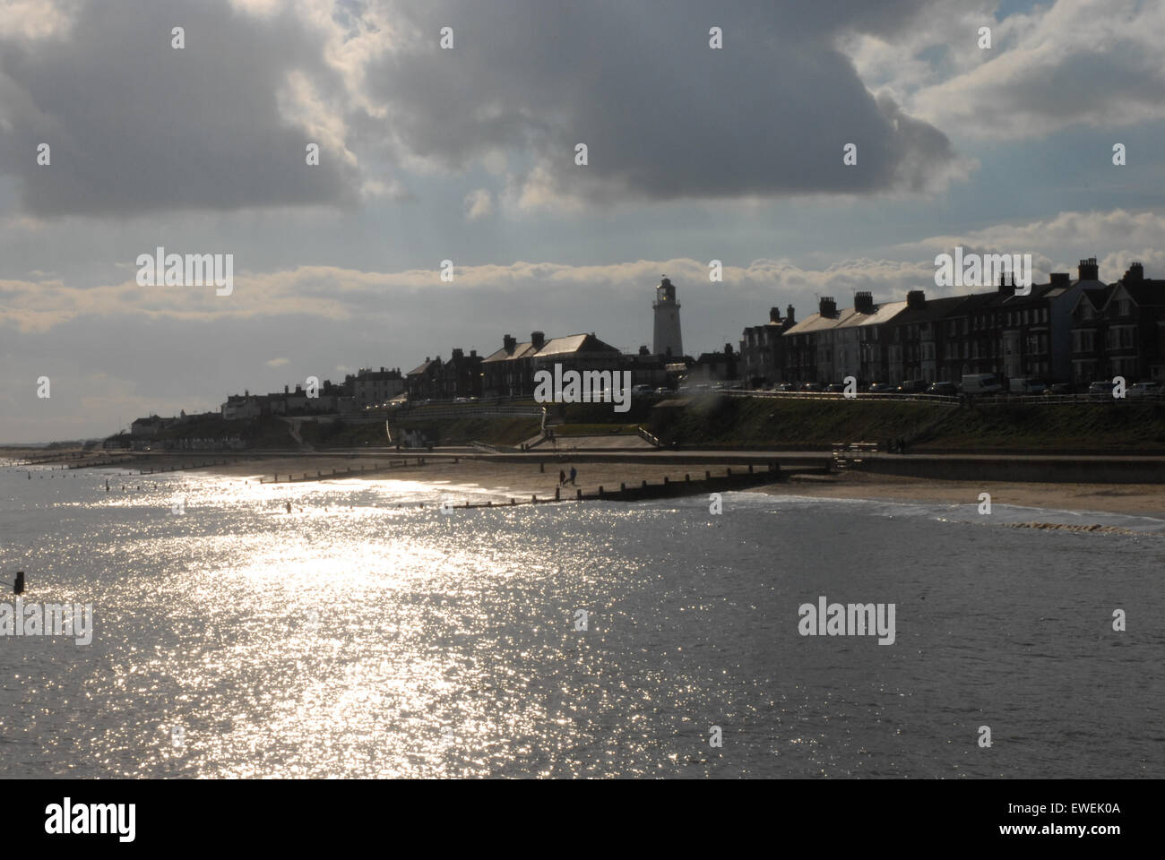Sonnenlicht auf dem Wasser Stockfoto