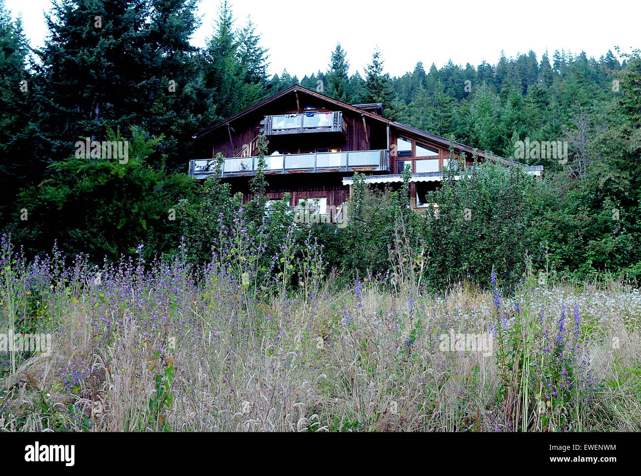 Strathcona Park Lodge im Strathcona Provincial Park, Vancouver Island, British Columbia, Kanada. Stockfoto