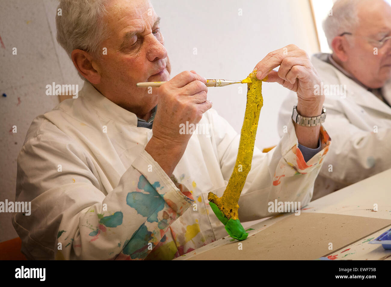 KUNST-THERAPIE Stockfoto