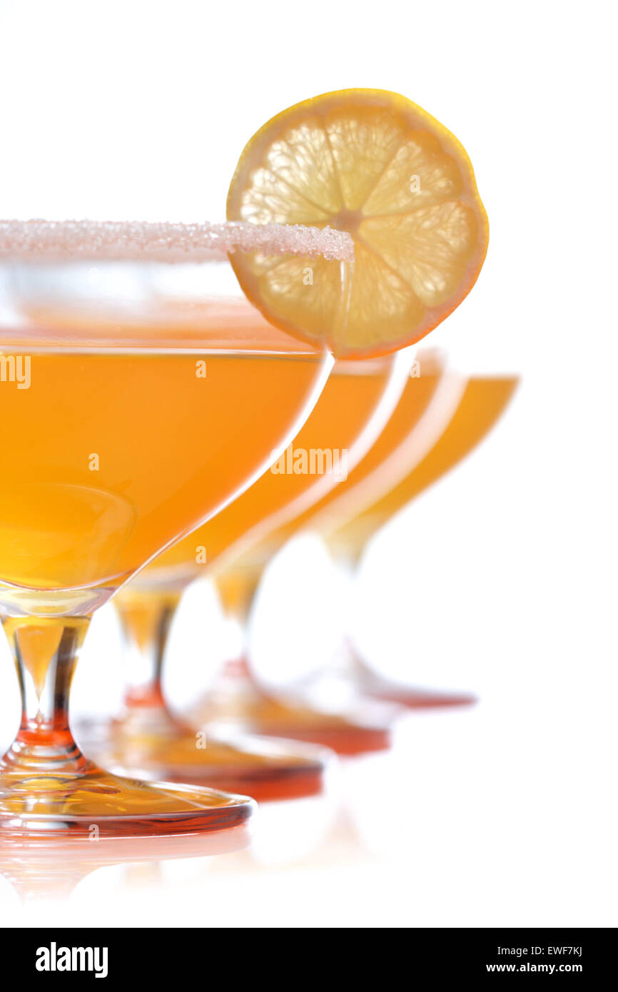 Studioaufnahme von Margarita trinken Stockfoto