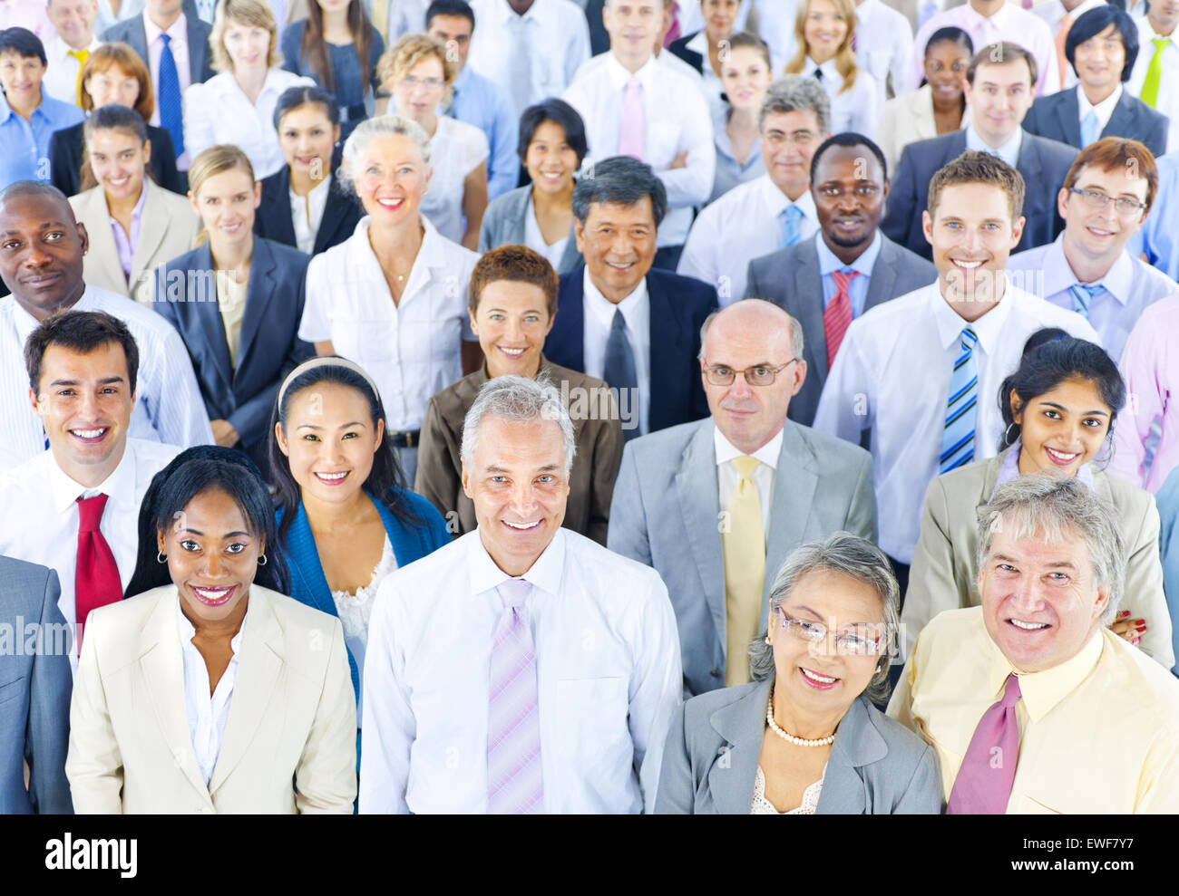 Multi-ethnischen Gruppe Unternehmer vielfältige Stockfoto