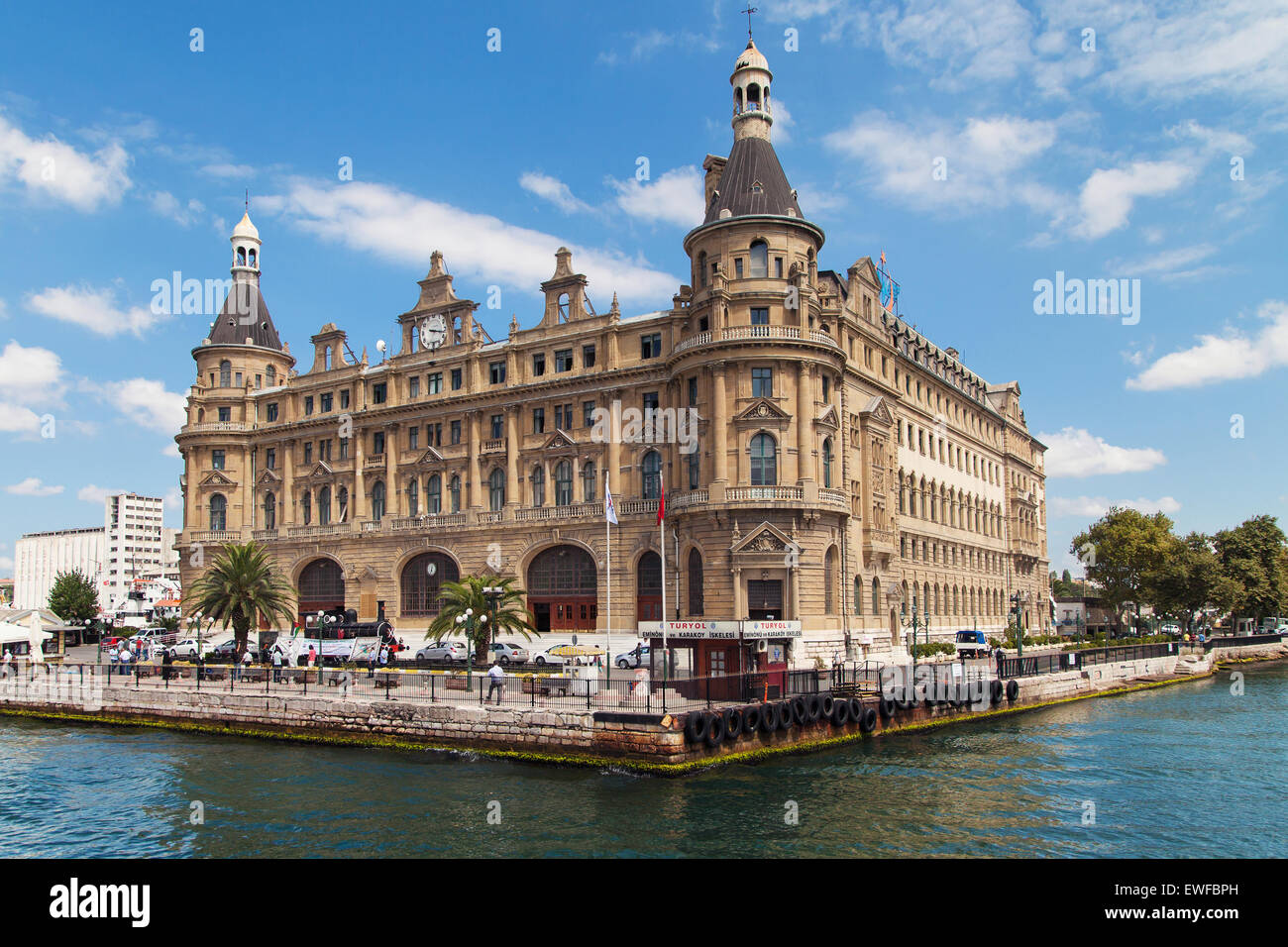 Haydarpasa Bahnterminal im asiatischen Teil von Istanbul, Türkei. Stockfoto