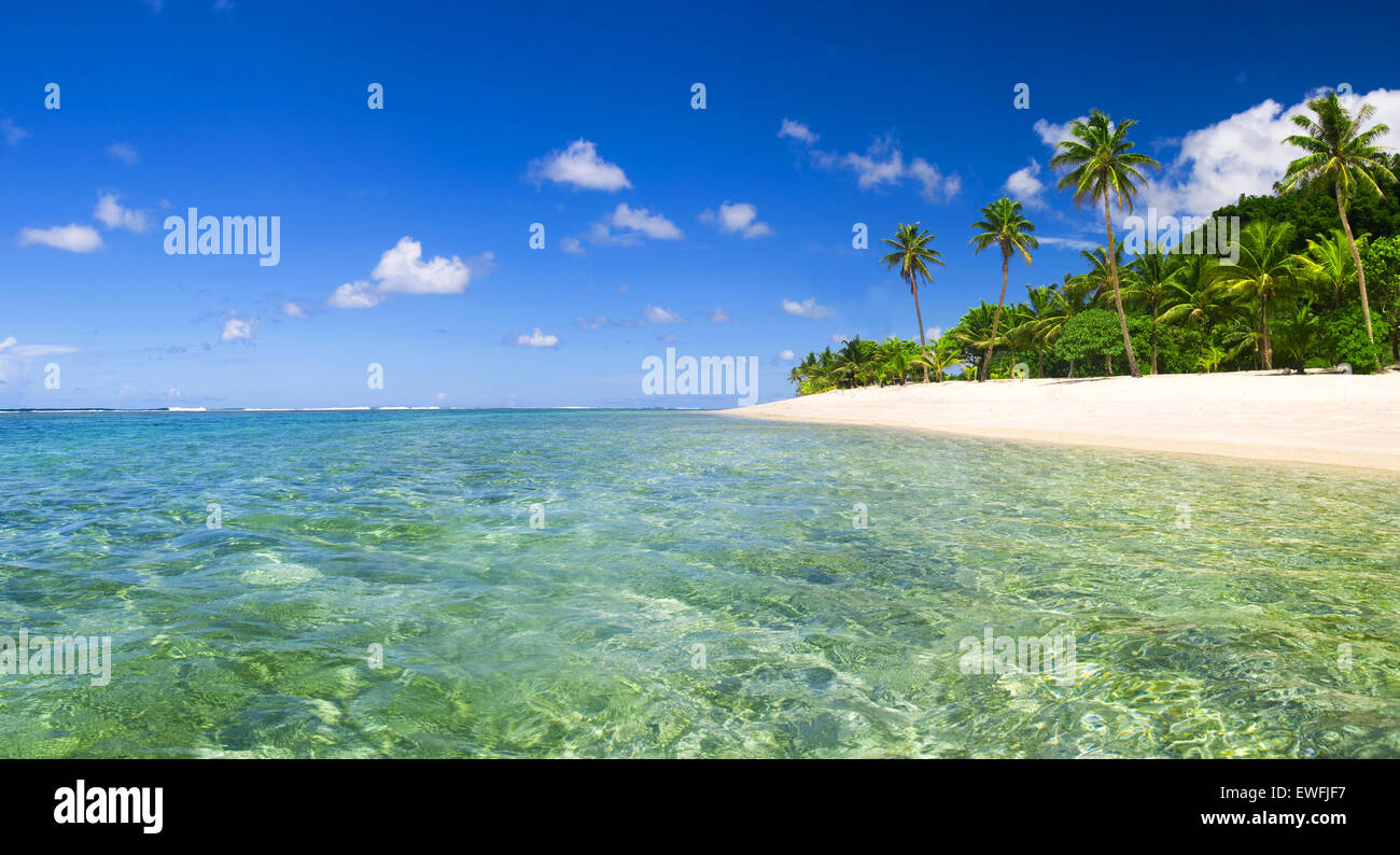 Tropischer Strand-Destination. Stockfoto
