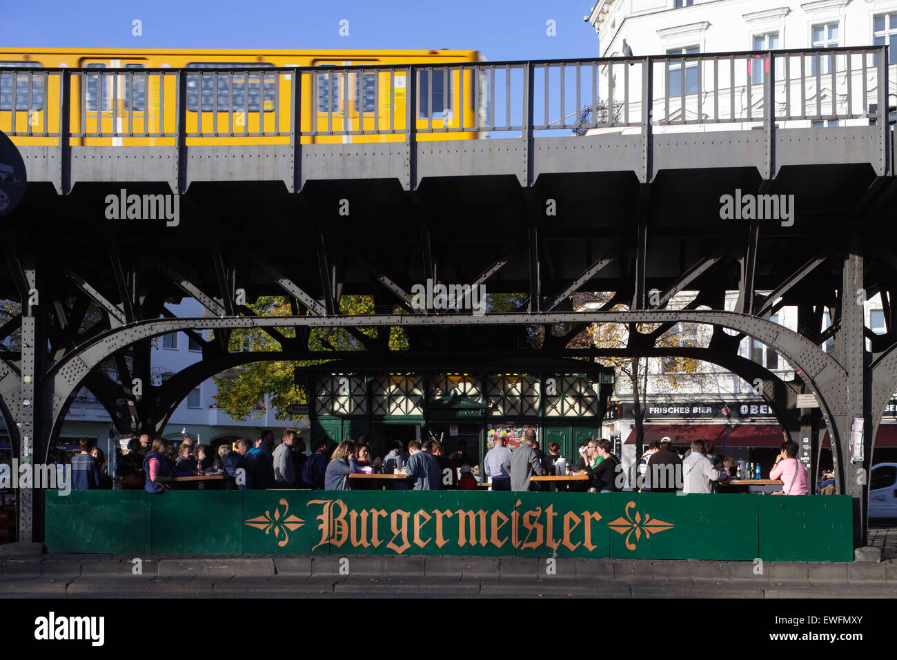 Berlin, Deutschland, Snack Burgermeister Stockfoto