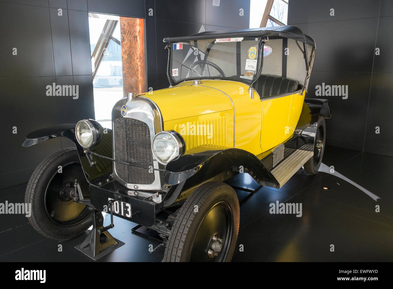 Nationales Museum von Australien in die Hauptstadt Canberra. Diese 1925 Citroen 5cv ist das erste Auto durch Australien zu reisen Stockfoto